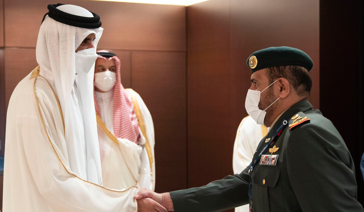 Amir meets with defence ministers, chiefs of staff participating in DIMDEX 2022